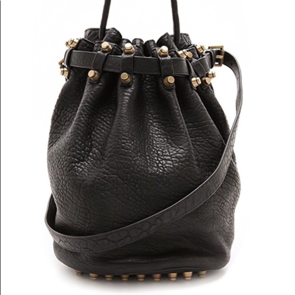 Alexander Wang black leather Diego bag